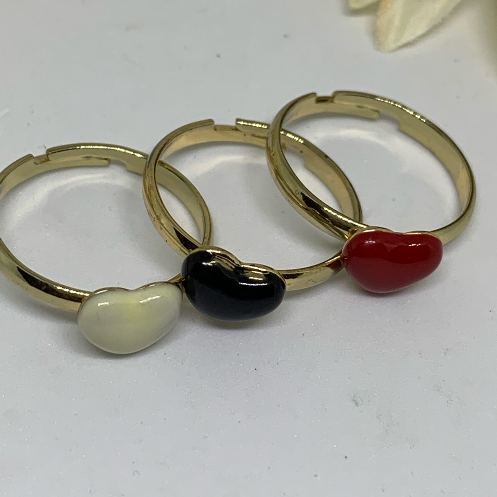Stackable Ceramic Heart Rings - [JW-114] - Picture 2 of 8
